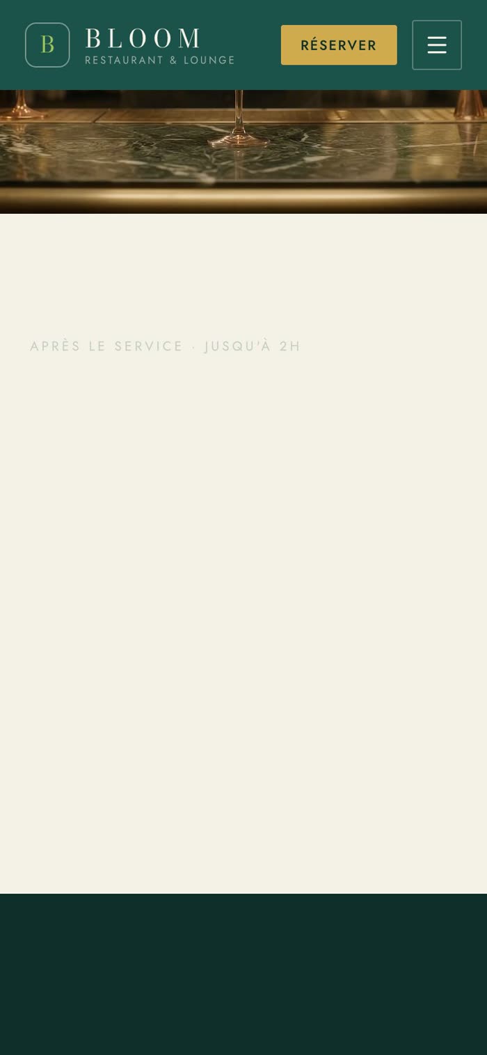 Bloom sur mobile, plus bas