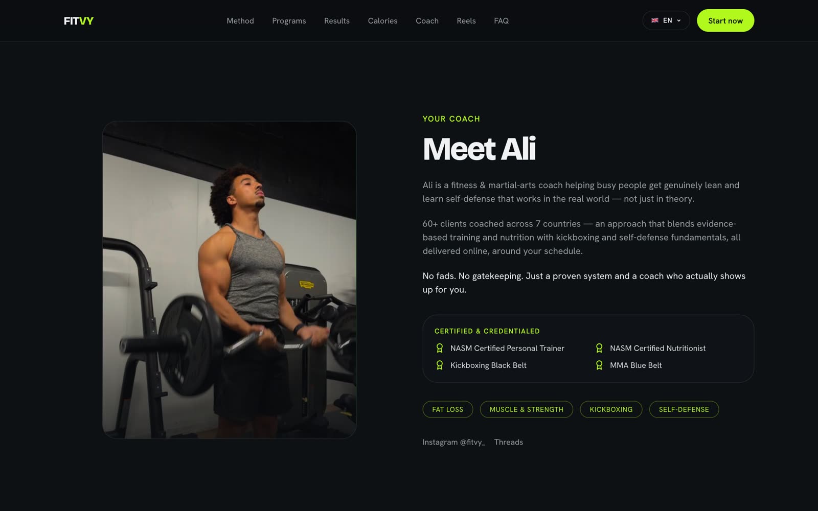 FITVY — section du site