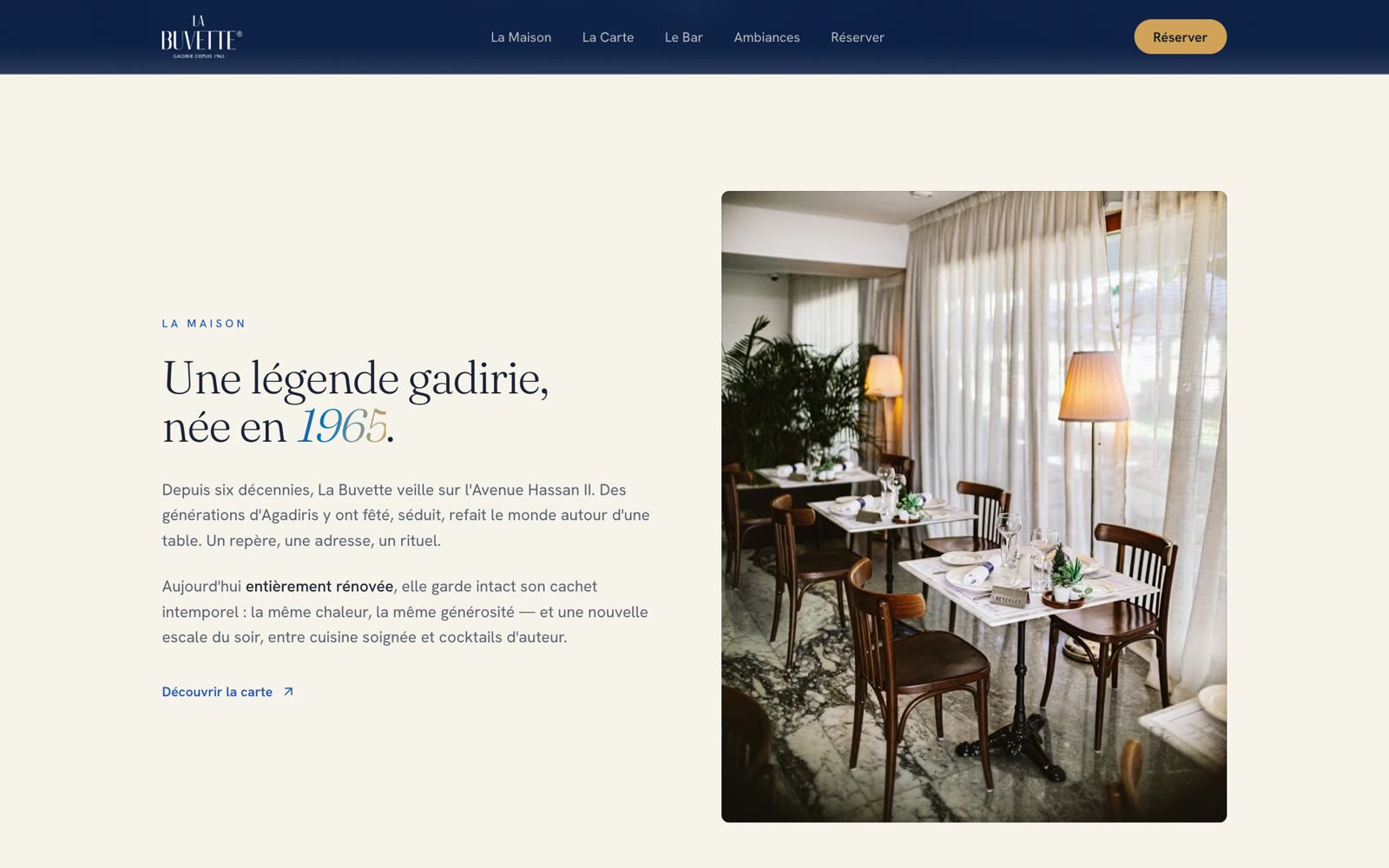 La Buvette — section du site
