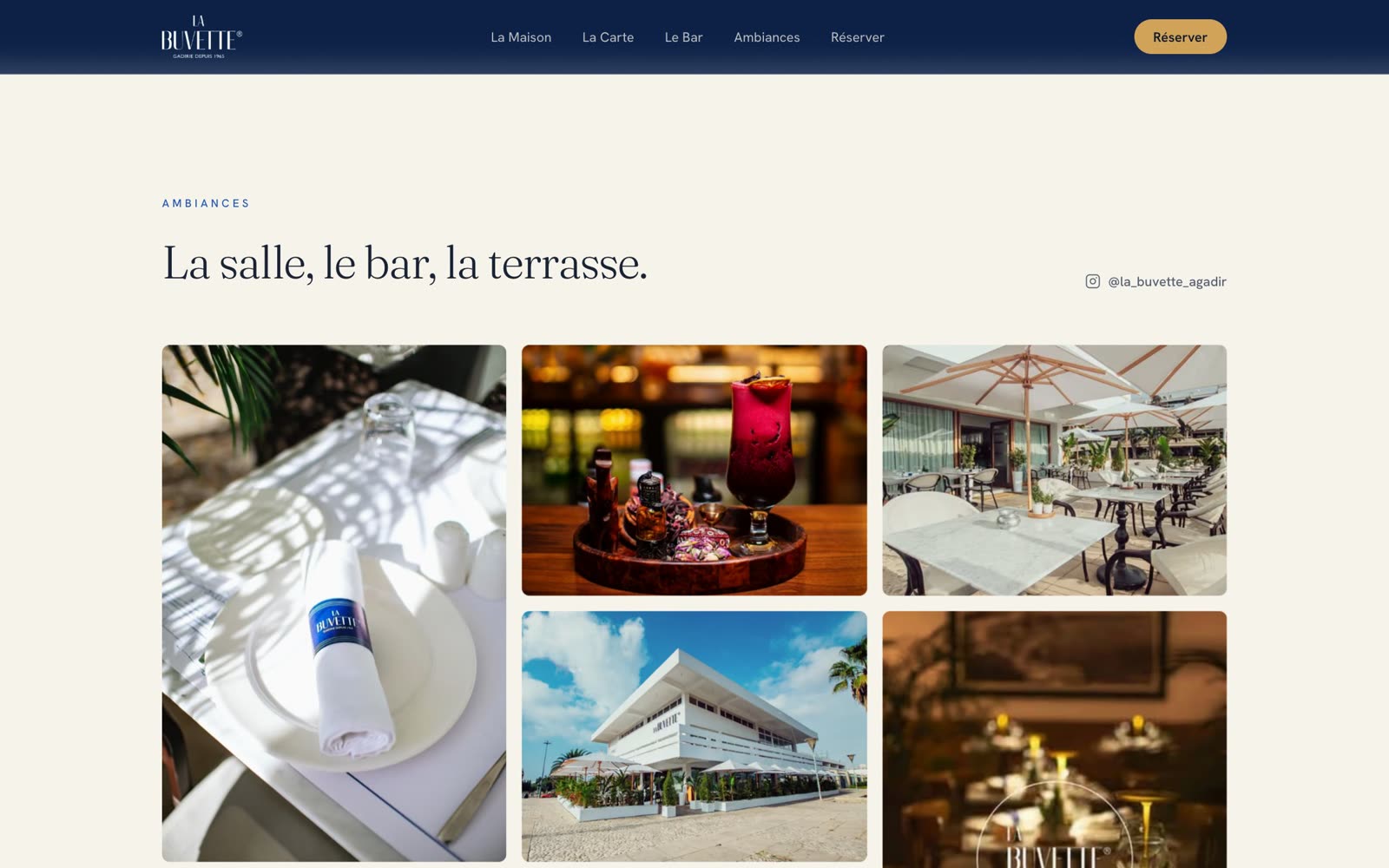 La Buvette — section du site